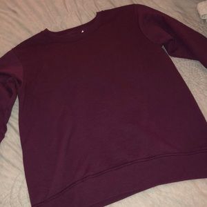Maroon sweatshirt